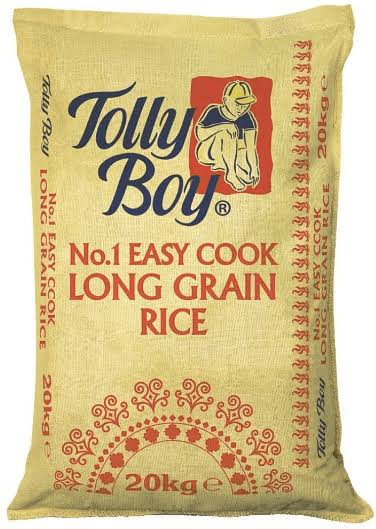 Tolly easy cook long rice 1x20kg